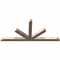 Ekena Millwork Saratoga Smooth Timber Gable Bracket, Douglas Fir, 72"W x 33"H x 3 1/2"D x 3 1/2"F, 11/12 Pitch GBW072X33X0404SAR00SDF - alternate 2